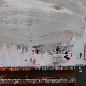 Pink Is an Attitude 3 by Daniela Schweinsberg  Image: Detail, signature