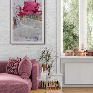 Pink Is an Attitude 3 by Daniela Schweinsberg  Image: Interior example