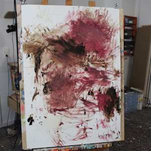 She Paints Outside the Lines VI by Daniela Schweinsberg, Image 5.