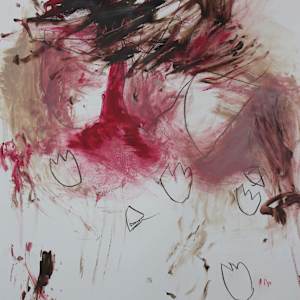 She Paints Outside the Lines VIII by Daniela Schweinsberg, Image 2.