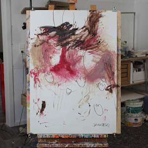 She Paints Outside the Lines VIII by Daniela Schweinsberg, Image 5.