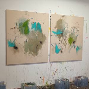 Tilted Composition (Form, Fragment, Gesture) 2 by Daniela Schweinsberg  Image: In progress