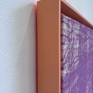 Untitled 30/25 & 31/25 by Toni Vallance  Image: Untitled 30/25 corner/neon reflection detail