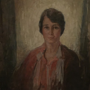 English School, Portrait of a Lady, c1910
