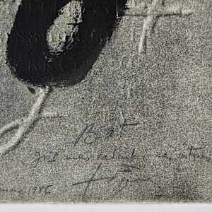Variations sur un Thème Musical 18 by Antoni Tàpies 