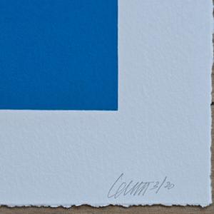 Open Cube in Color on Color #5 by Sol LeWitt 