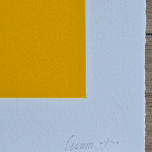 Open Cube in Color on Color #6 by Sol LeWitt 
