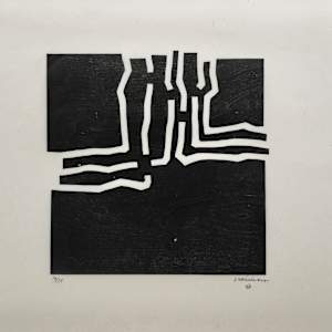 Beltza III by Eduardo Chillida 