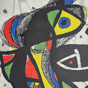 Poster for Museu de la Resistència - Salvador Allende by Joan Miró 