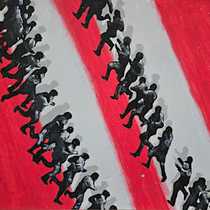 Caminos by Juan Genovés