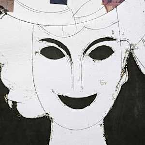Mujer con Sombrero IV by Manolo Valdés 