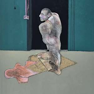 Étude pour un Portrait de John Edwards by Francis Bacon 