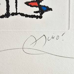 El Sobreviviente visita los pájaros by Joan Miró, Image 2.