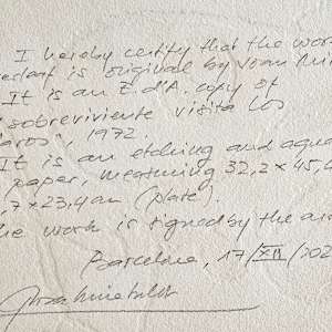 El Sobreviviente visita los pájaros by Joan Miró, Image 3.