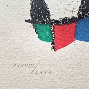 Joan Miró Lithographe II (M. 1049) by Joan Miró, Image 3.