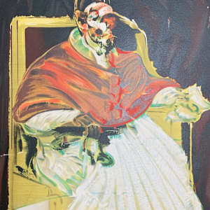 Étude pour un portrait du Pape Innocent X d'après Vélasquez by Francis Bacon 