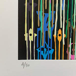 LV Multicolore - Black by Zevs Zevs 