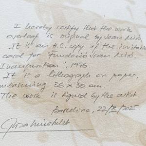 Inauguration of the Fundació Joan Miró, Barcelona by Joan Miró, Image 4.