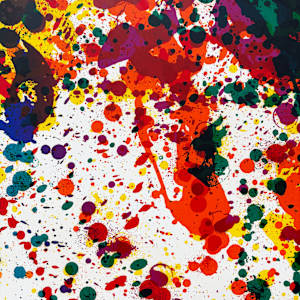 Five Coral Screen by Sam Francis, Image 7.