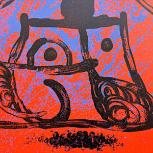 L'Eintraineuse-Rouge by Joan Miró (Sin Certificar), Image 3.