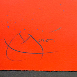 L'Eintraineuse-Rouge by Joan Miró (Sin Certificar), Image 1.