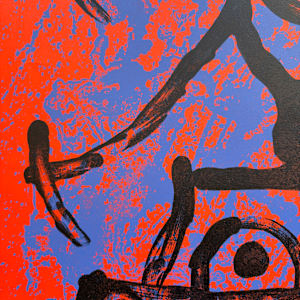 L'Eintraineuse-Rouge by Joan Miró (Sin Certificar), Image 4.