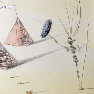'Gad' - 'Twelve Tribes of Israel' by Salvador Dalí 