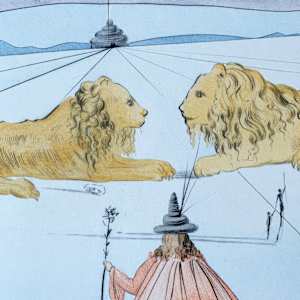 'Juda' (Judah) - 'Twelve Tribes of Israel' by Salvador Dalí 