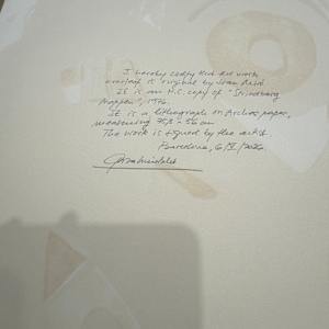 Strindberg Mappen (Ejemplar HC) by Joan Miró, Image 6.
