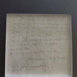 Passage de l'Egyptienne (D.1193) by Joan Miró, Image 1.