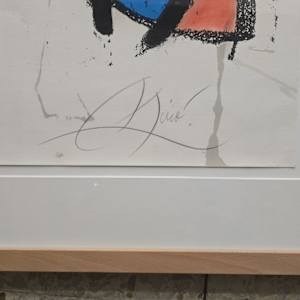 (Sin Certificar) - Poster for Museu de la Resistència - Salvador Allende by Joan Miró (Sin Certificar), Image 2.