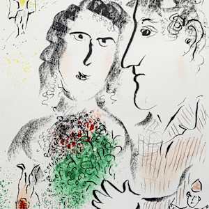 Engagement at the Circus by Marc Chagall 
