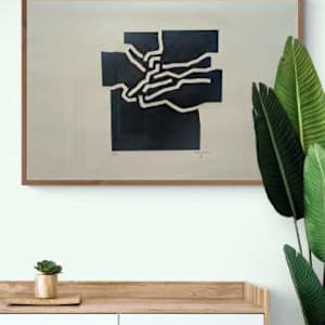 Beltza IV by Eduardo Chillida 