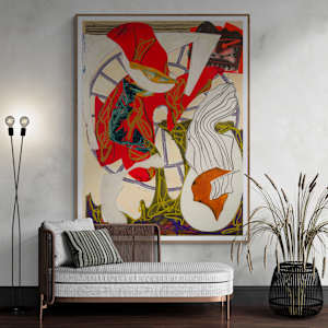 A Squeeze of the Hand (from The Waves) by Frank Stella 