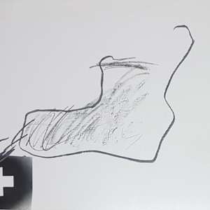 Variaciones Sobre un Tema Musical 8 by Antoni Tàpies 