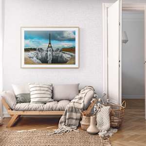 Trompe l'oeil, Les Falaises du Trocadéro, 18 de mayo de 2021, 19h58, París, Francia, 2021 by JR 