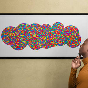 Whirls and Twirls by Sol LeWitt 