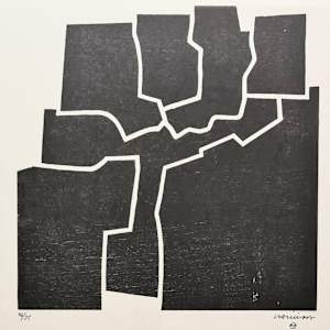 Beltza V by Eduardo Chillida 