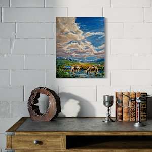 Valley Horses by Charles "Cole" Hibbeln 