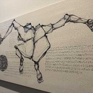 Plato's Chicken (Digital Print on Canvas) by Young Kim 