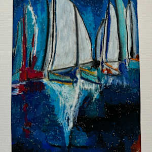 Sunrise Harbor by Robin K. Moore 