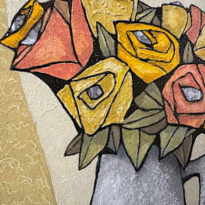 Yellow Roses by Young Kim 