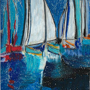 Sunrise Harbor by Robin K. Moore 