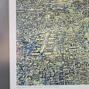 İstanbul, Eski Yarımada ve Kuşlar Serigrafi Orijinal Islak İmzalı by Devrim Erbil 