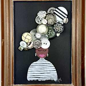 Button People no. 1 by Ashley Delaney 