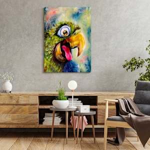 🎨 “Joy” – A Melody in Feathers 🦜✨ by Samantha Biddle 