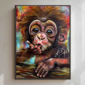 Otto by Samantha Biddle  Image: canvas print framed 40x60cm