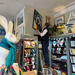 Kinky by Samantha Biddle  Image: Kinky n his new home @ bellamies 