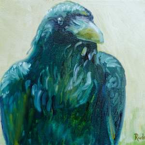 Crow in the Mist by Sally Ruddy