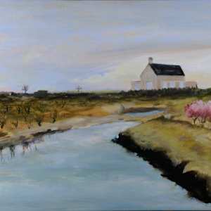 Dusk on Dry Creek by Sally Ruddy